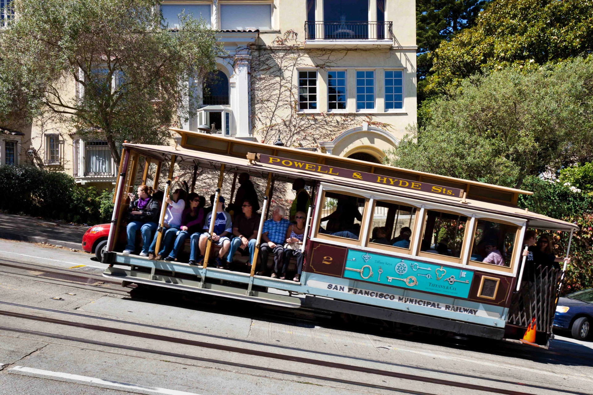 San Francisco är känt för sina kullar och spårvagnar